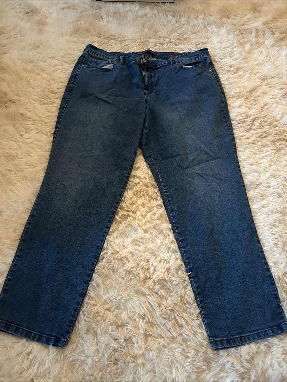 Gloria Vanderbilt Indigo Straight Leg Jeans
